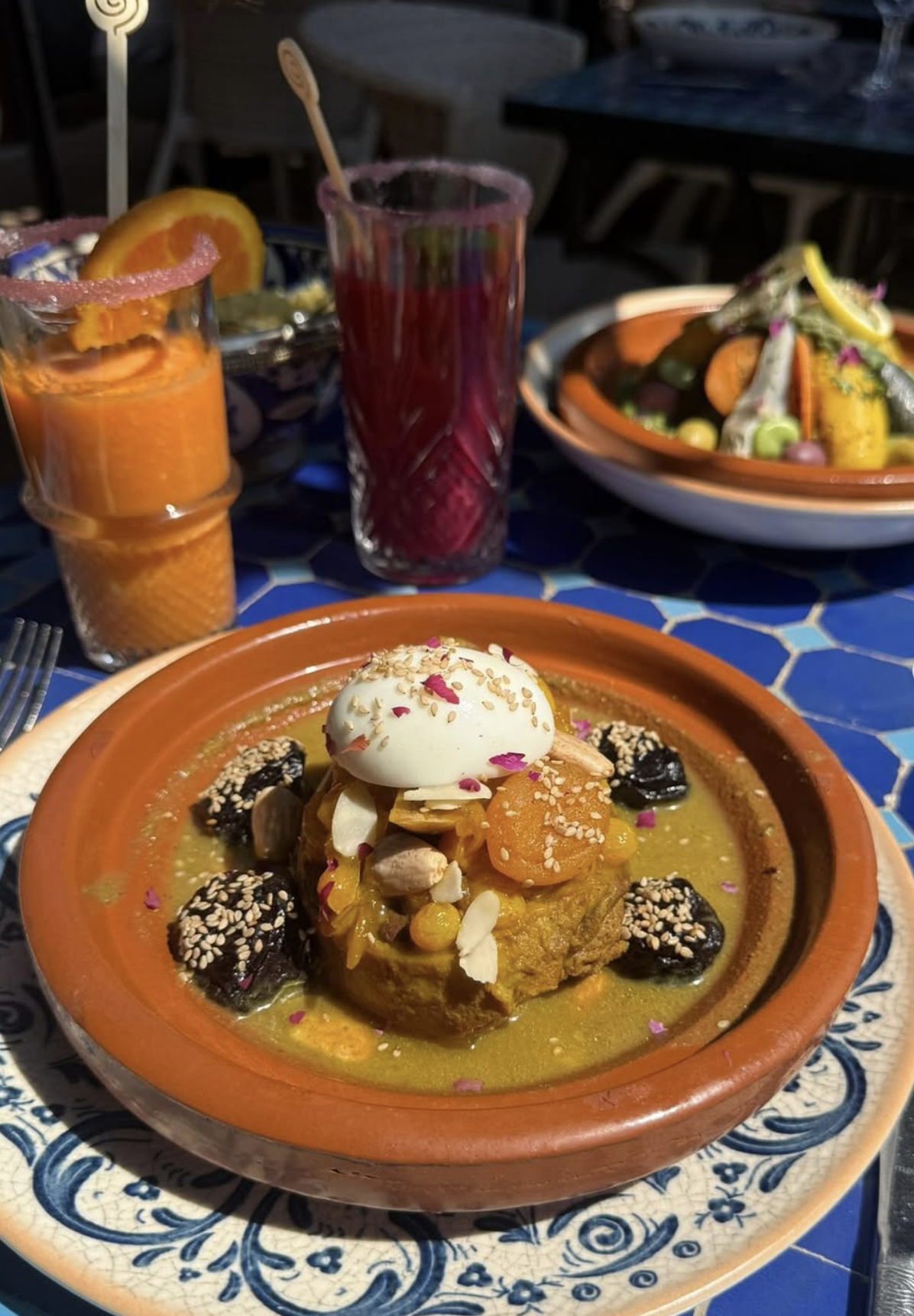 Tagine de poulet aux pruneaux