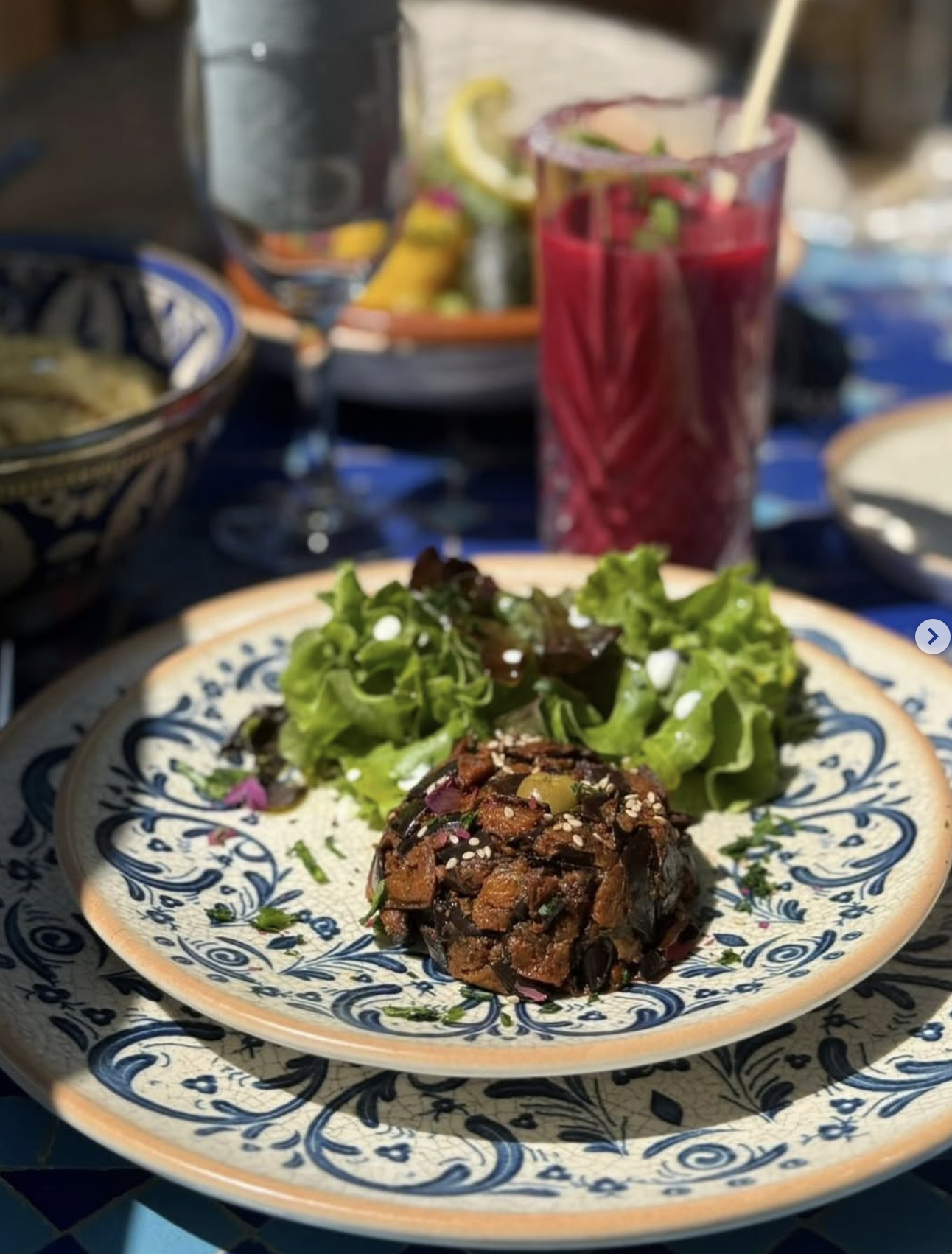 Zaalouk d'aubergines grillées